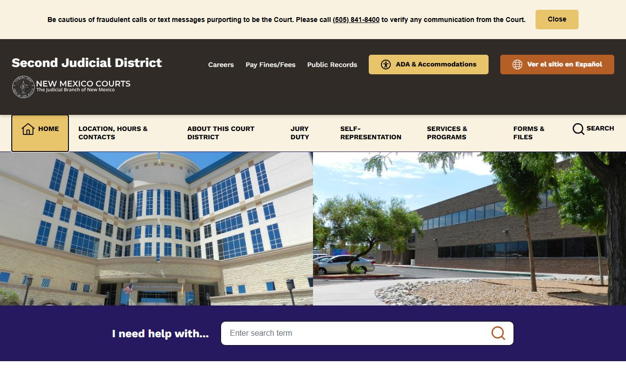 Bernalillo County court records Second Judicial District Court