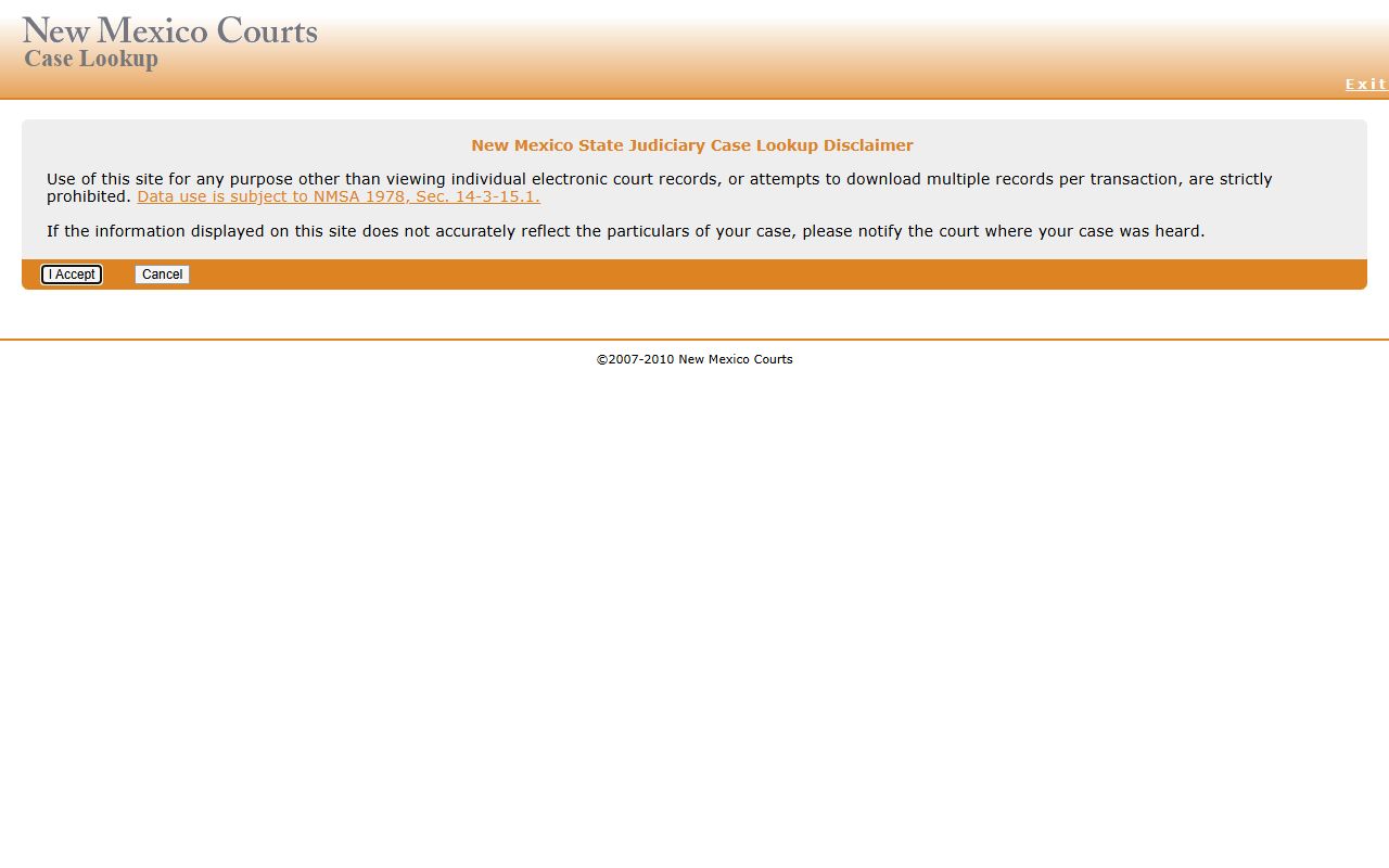Bernalillo County court records New Mexico Case Lookup
