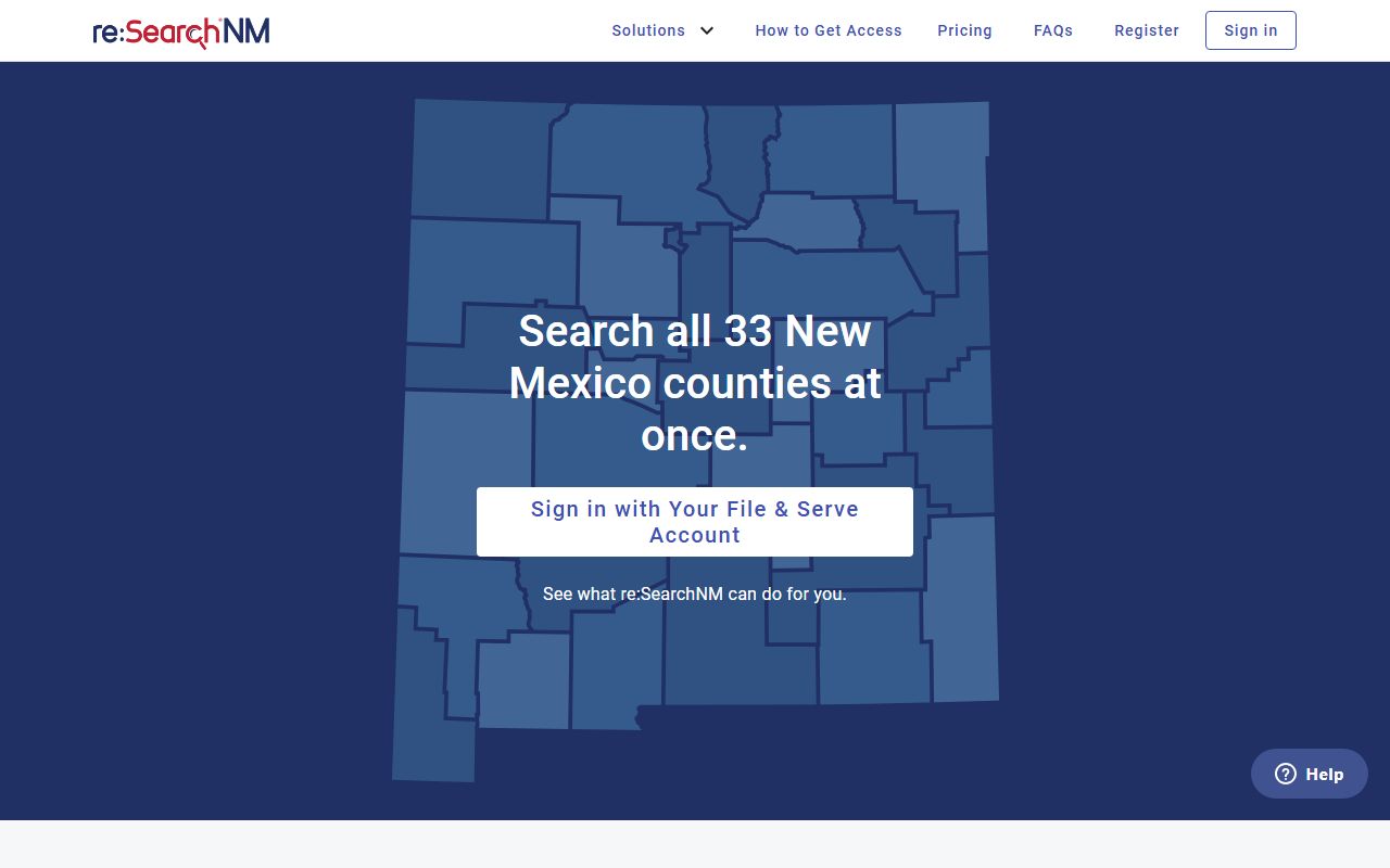 Bernalillo County court records reSearchNM portal